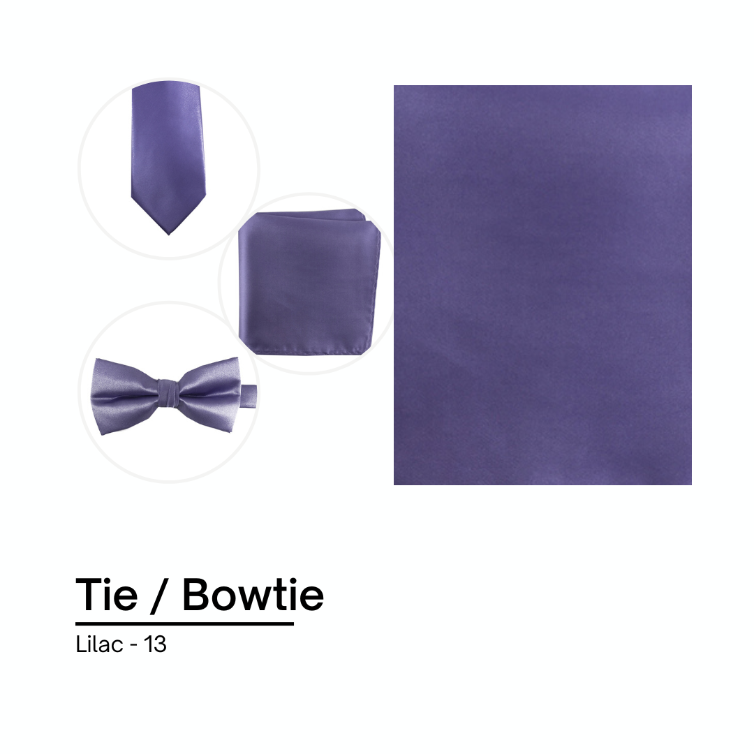 Cravate / Noeud Papillon Unie - Lilac