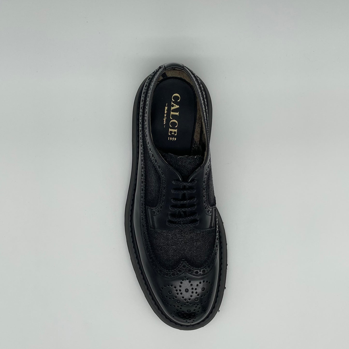 Calce Leather Shoes - Oxford Brogue Nappa Leather