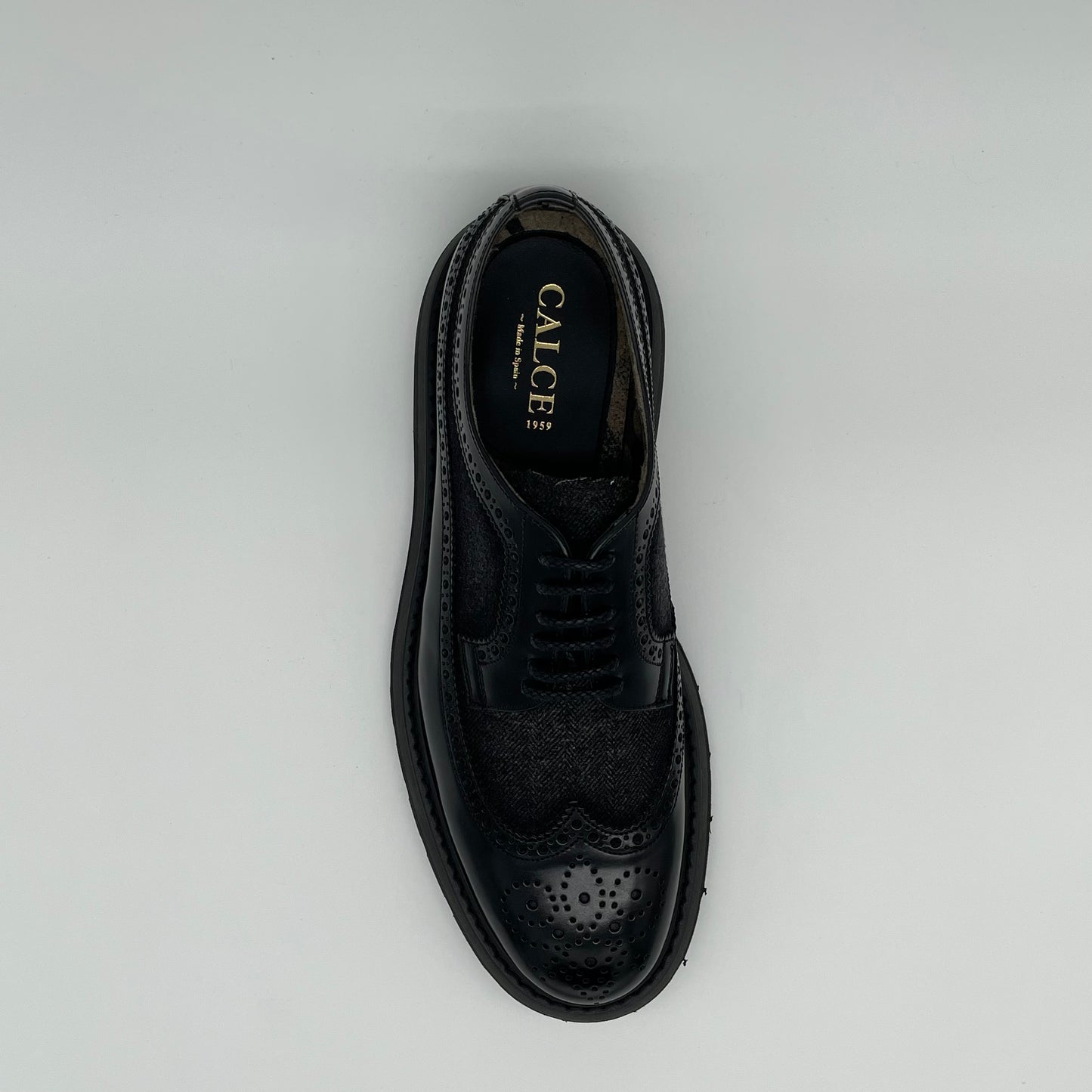 Calce Leather Shoes - Oxford Brogue Nappa Leather