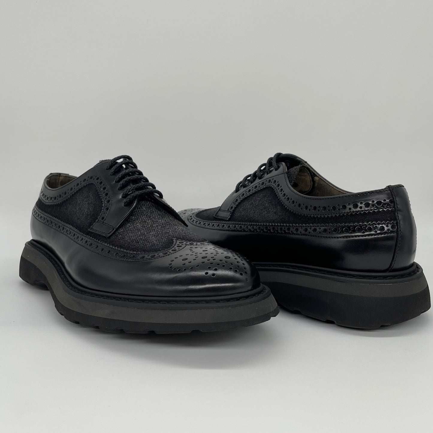 Calce Leather Shoes - Oxford Brogue Nappa Leather