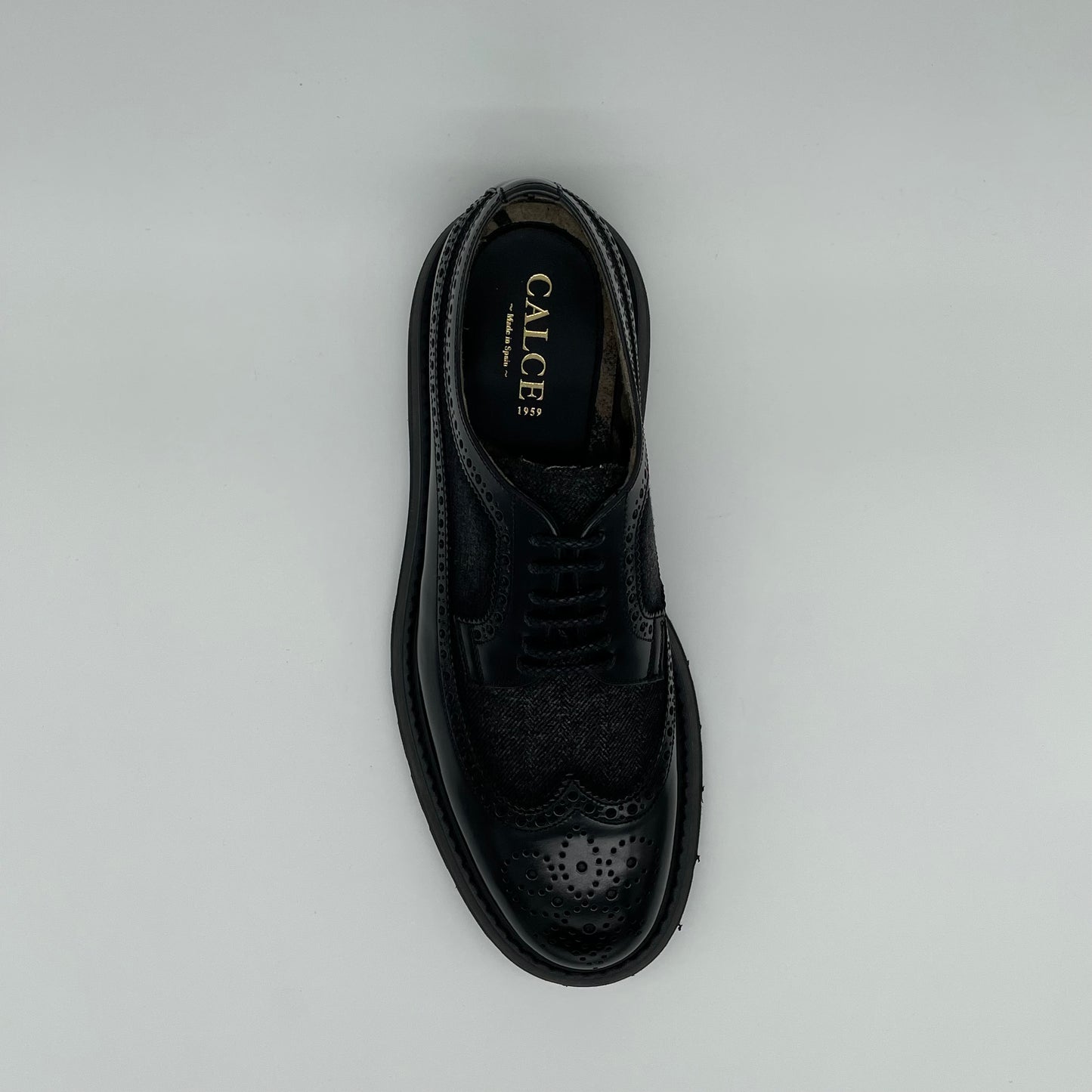 Calce Leather Shoes - Oxford Brogue Nappa Leather