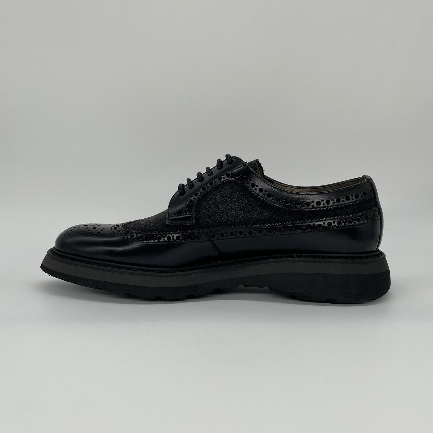 Calce Leather Shoes - Oxford Brogue Nappa Leather