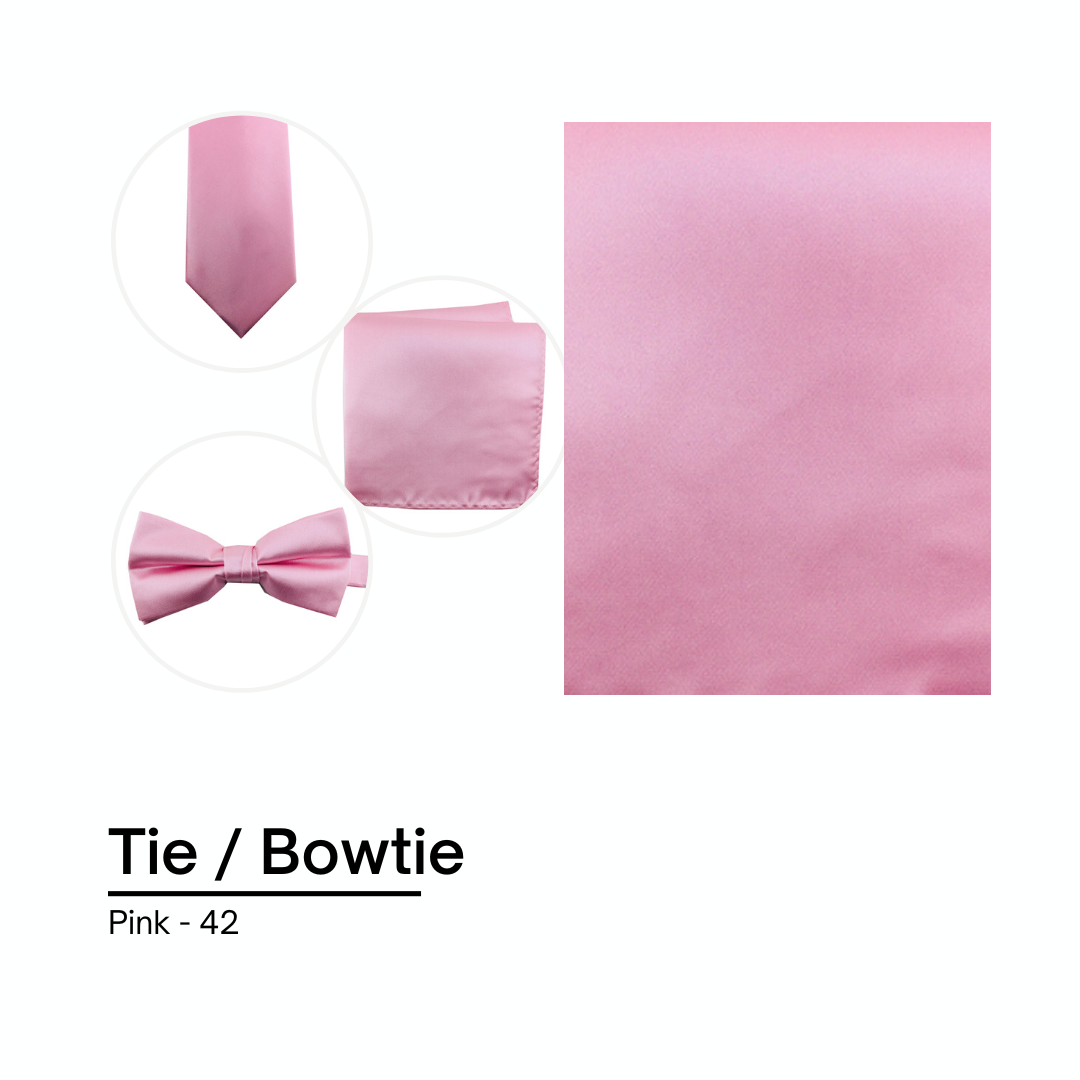 Cravate / Noeud Papillon Unie - Pink