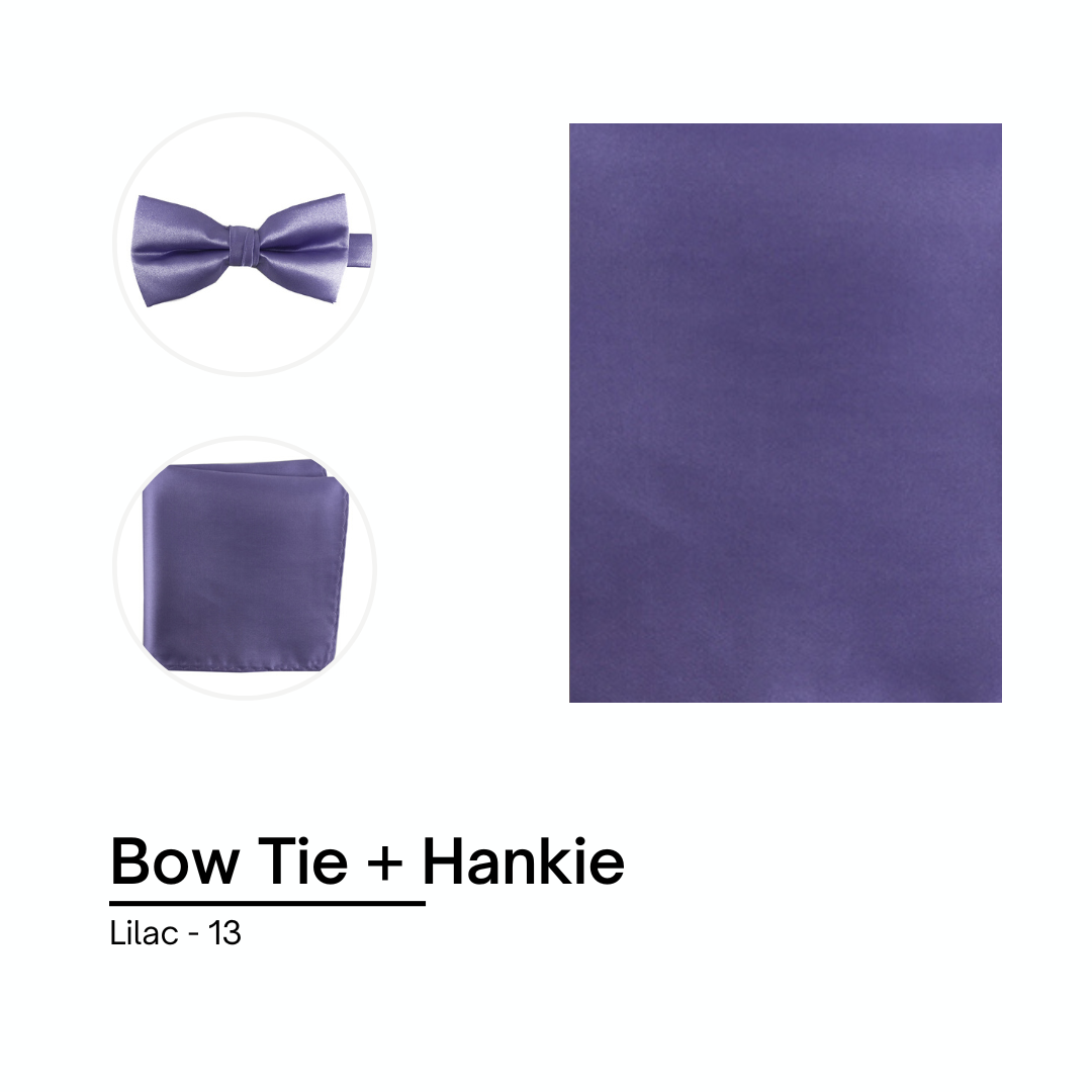 Cravate / Noeud Papillon Unie - Lilac