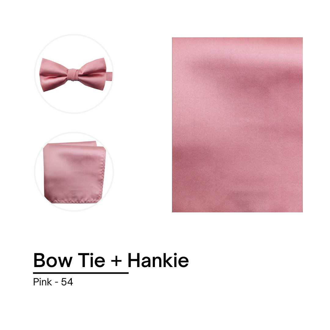 Cravate / Noeud Papillon Unie - Pink