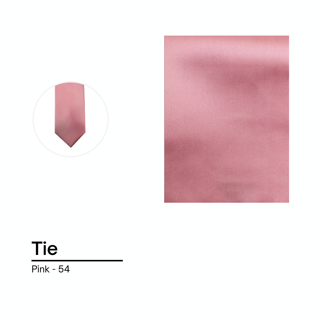 Cravate / Noeud Papillon Unie - Pink