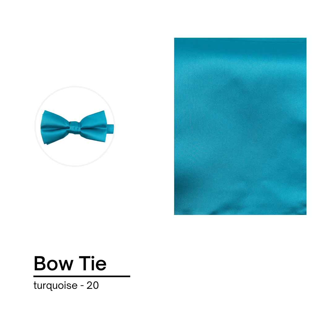 Cravate / Noeud Papillon Unie - Turquoise