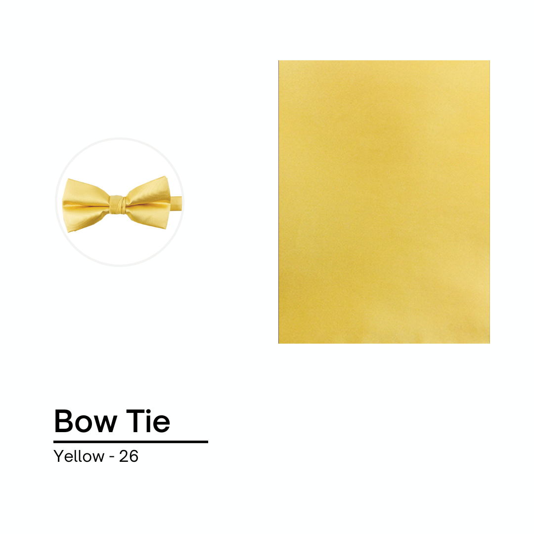 Cravate / Noeud Papillon Unie - Yellow
