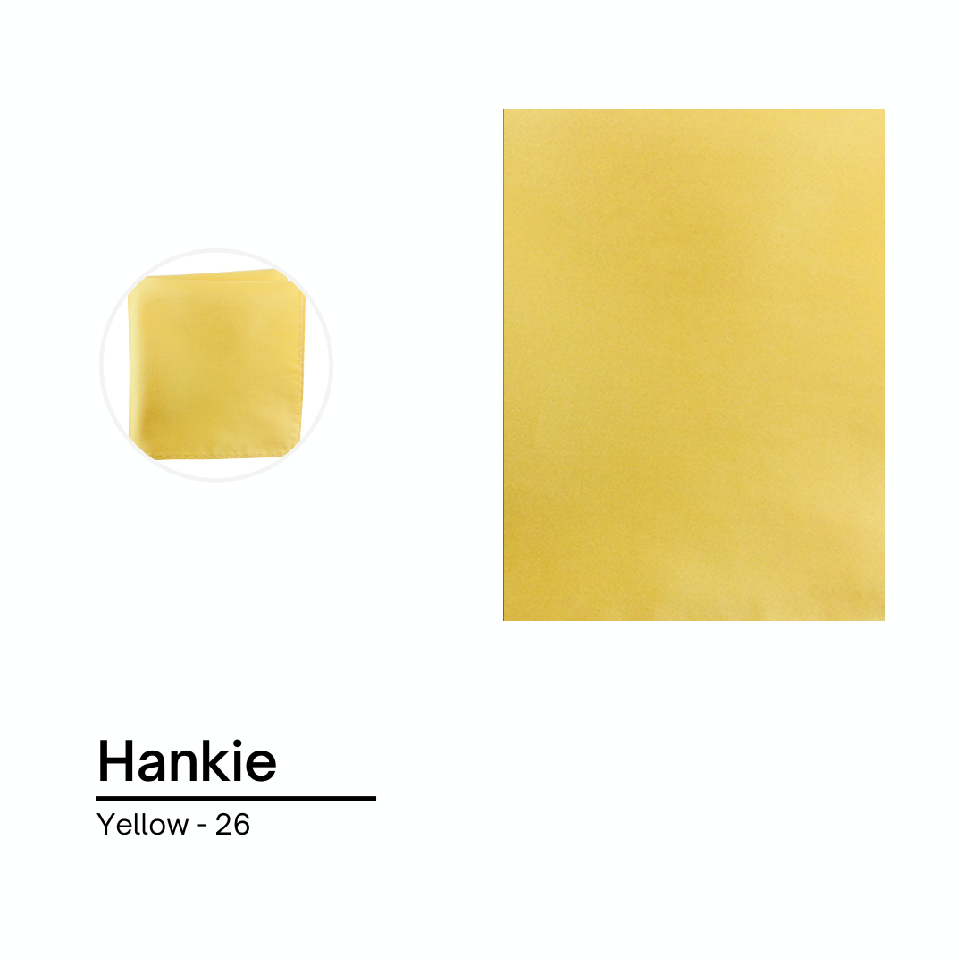 Cravate / Noeud Papillon Unie - Yellow