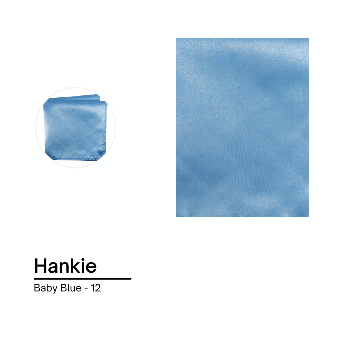 Cravate / Noeud Papillon Unie - Baby Blue