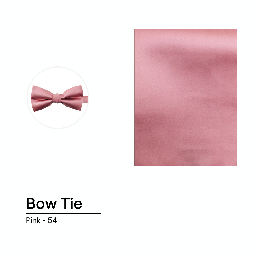 Cravate / Noeud Papillon Unie - Pink