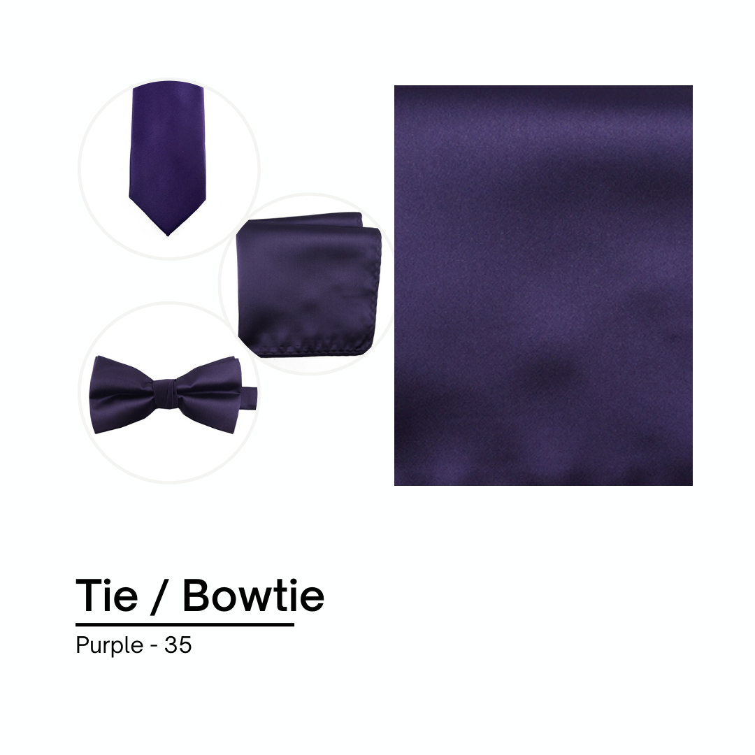 Cravate / Noeud Papillon Unie - Purple