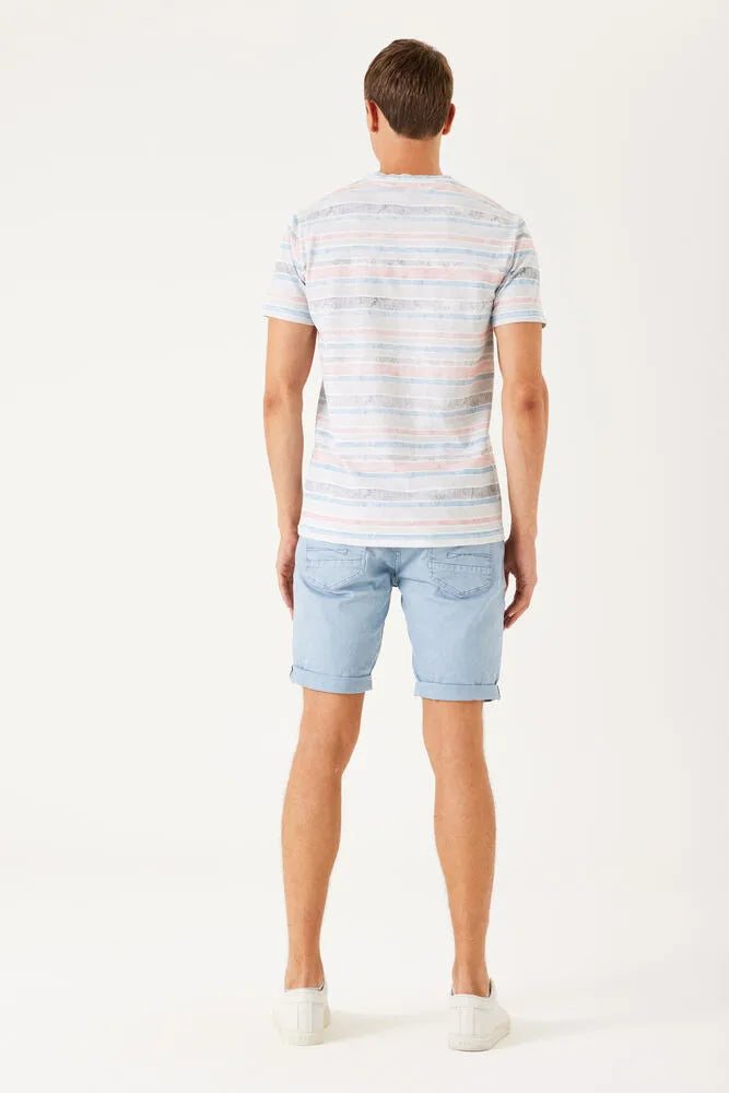 LIGHT BLUE T-SHIRT - 3XL