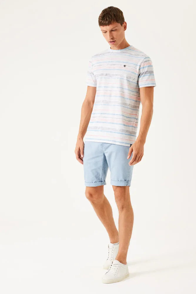 LIGHT BLUE T-SHIRT - 3XL