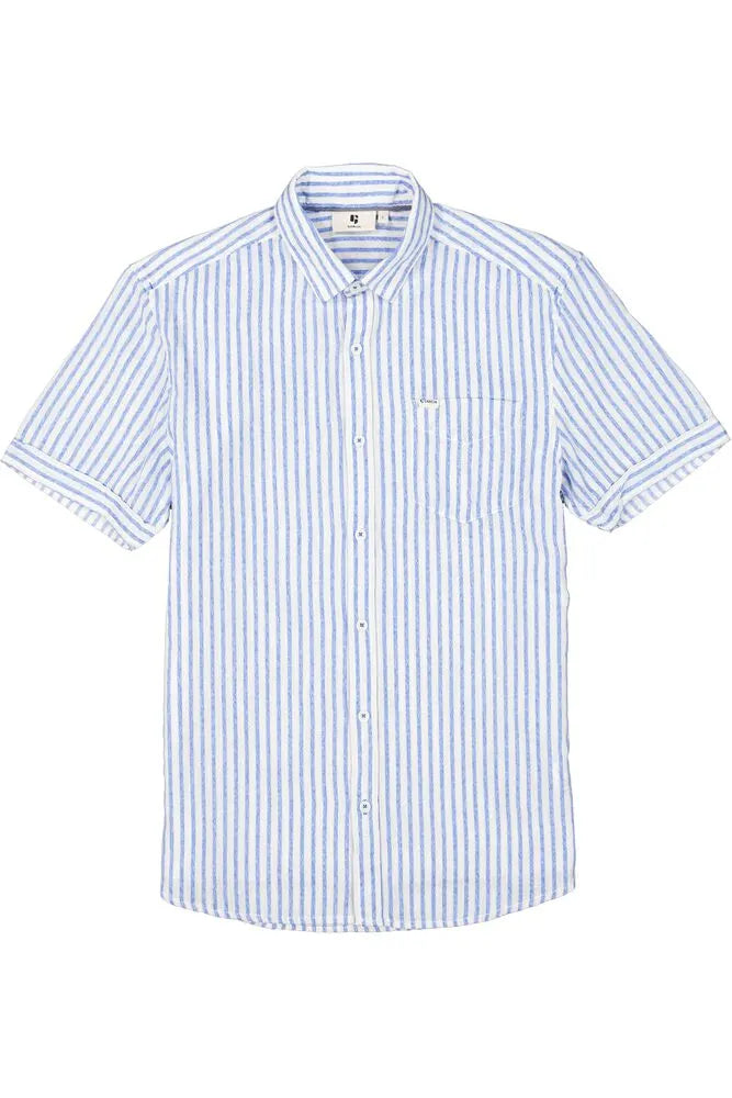 LIGHT BLUE STRIPED SHIRT
