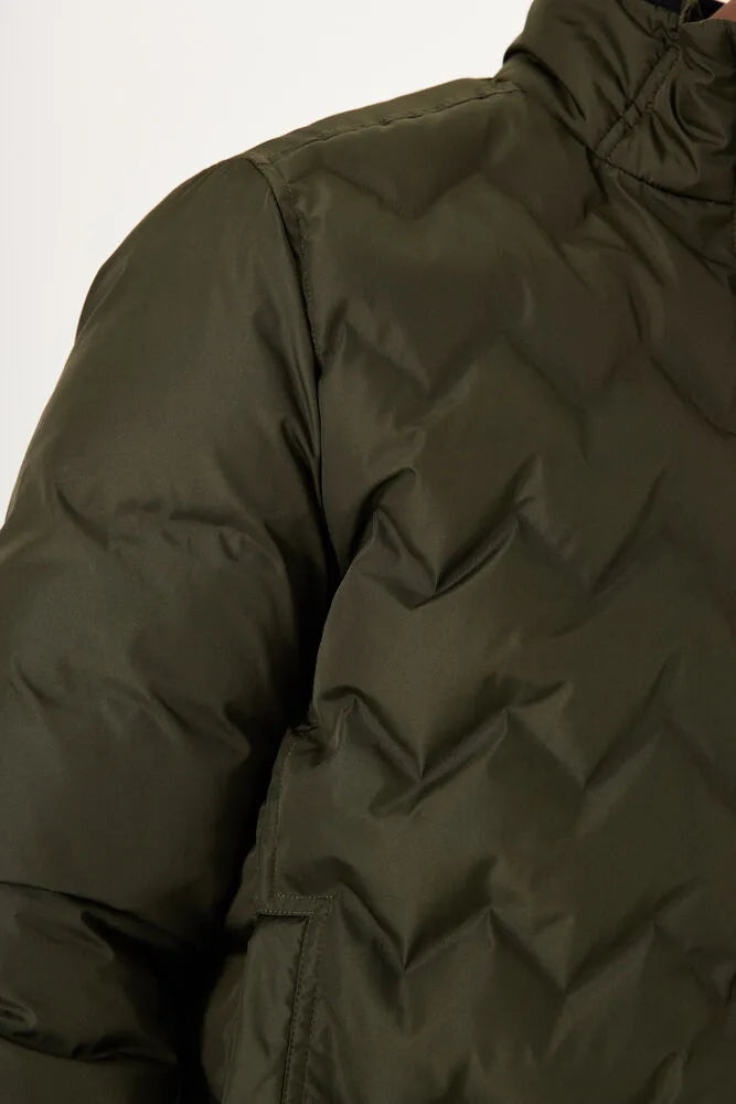 Bomber Matelassé - Olive