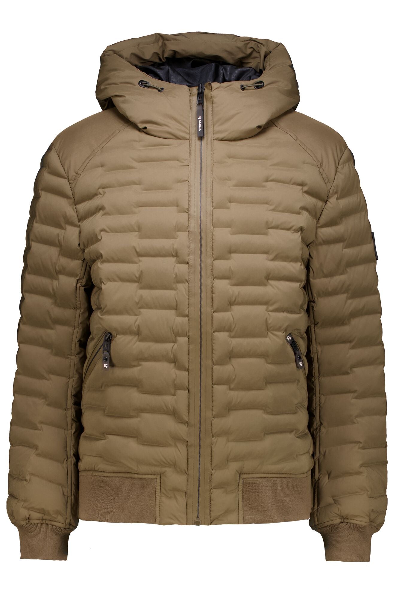 GREEN PUFFER JACKET - GARCIA