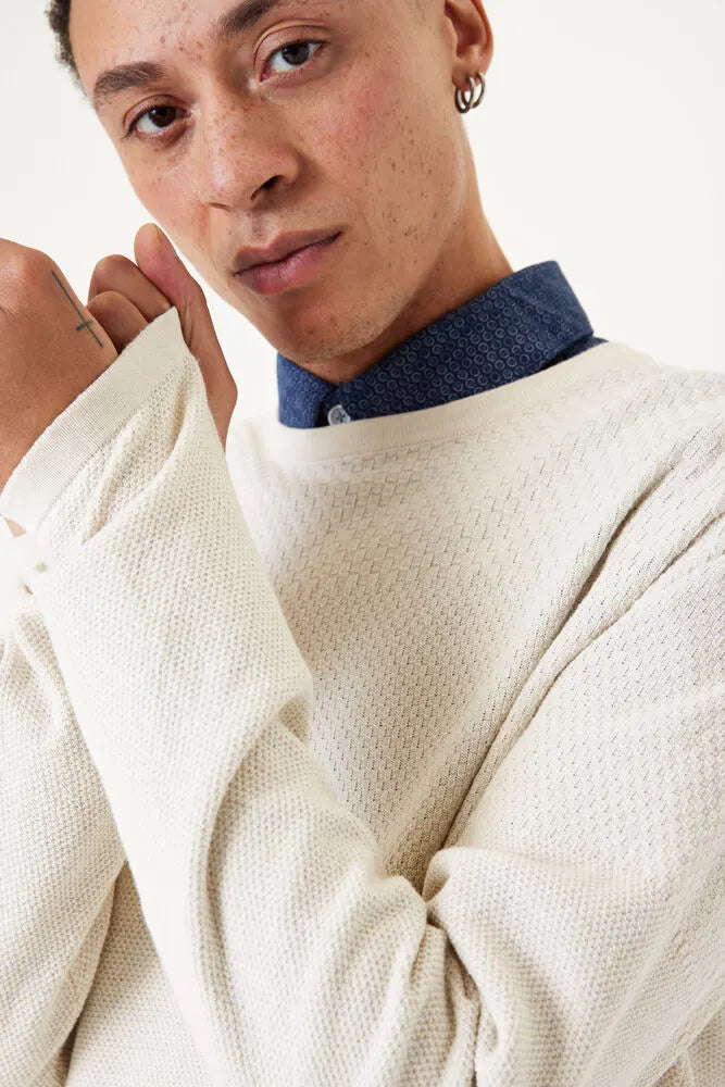 Pull Blanc Cassé