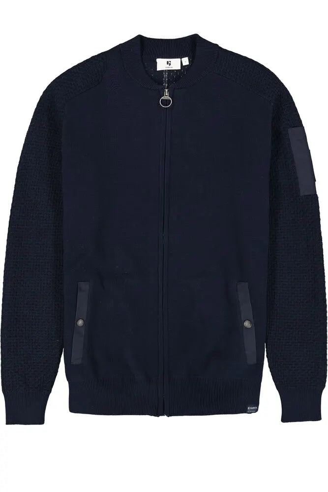 Cardigan Tricoté Bleu Foncé