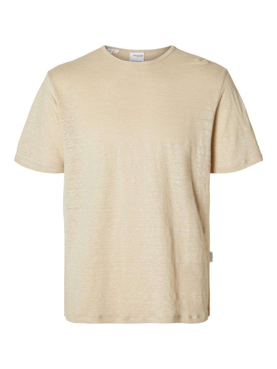 LIN T-SHIRT - oatmeal