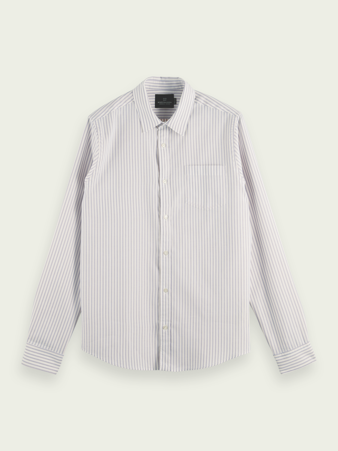 Yarn-dyed cotton shirt