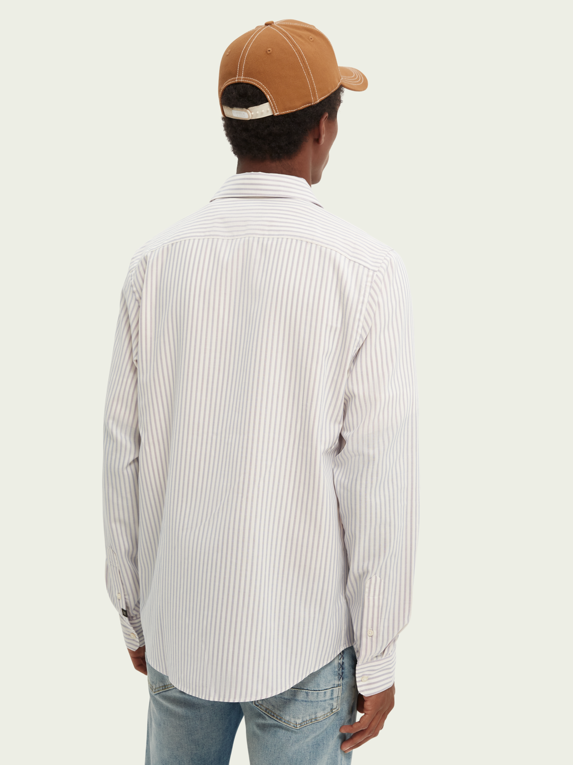 Yarn-dyed cotton shirt