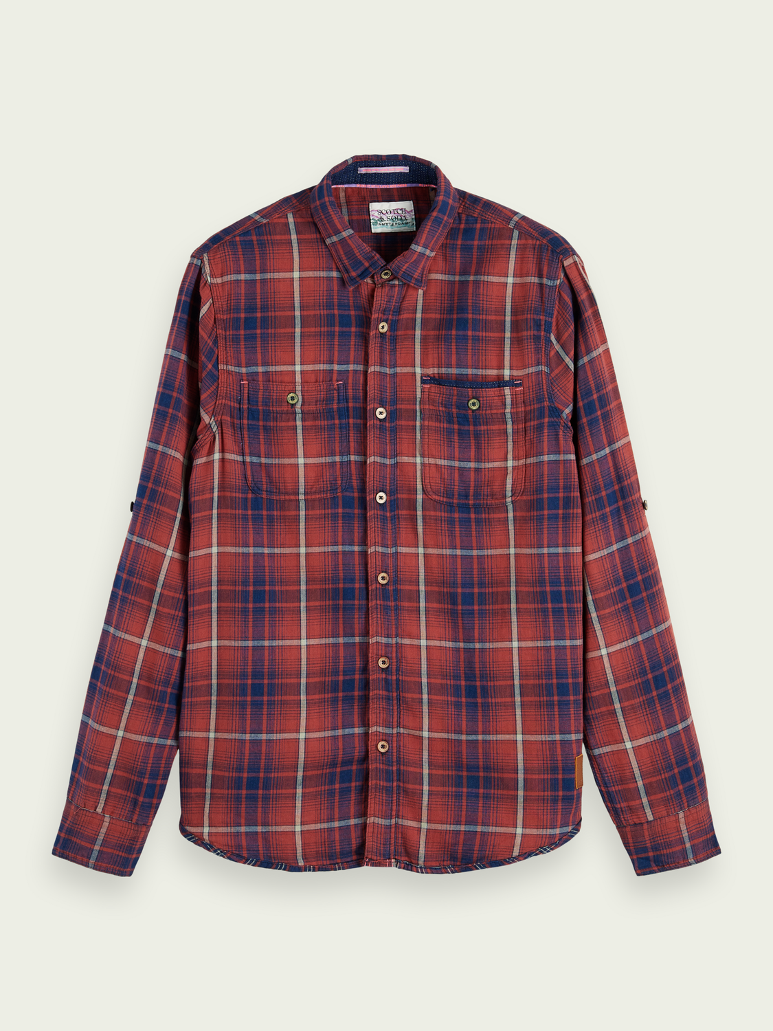 Chemise regular fit en flanelle