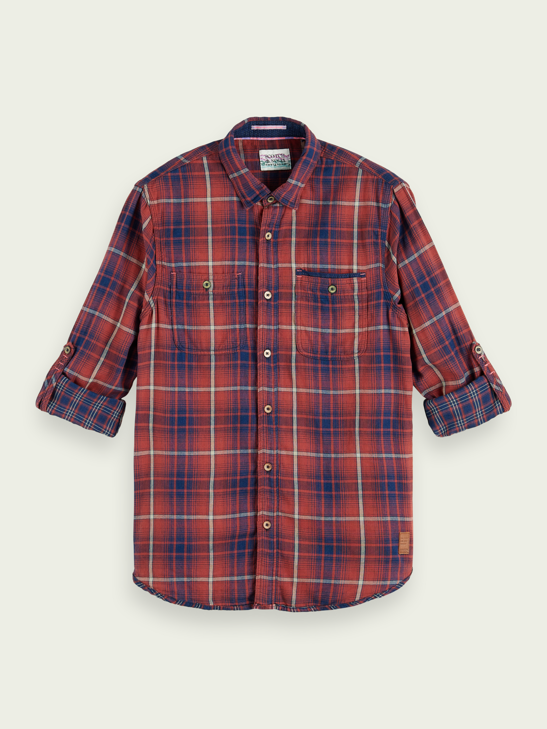 Chemise regular fit en flanelle