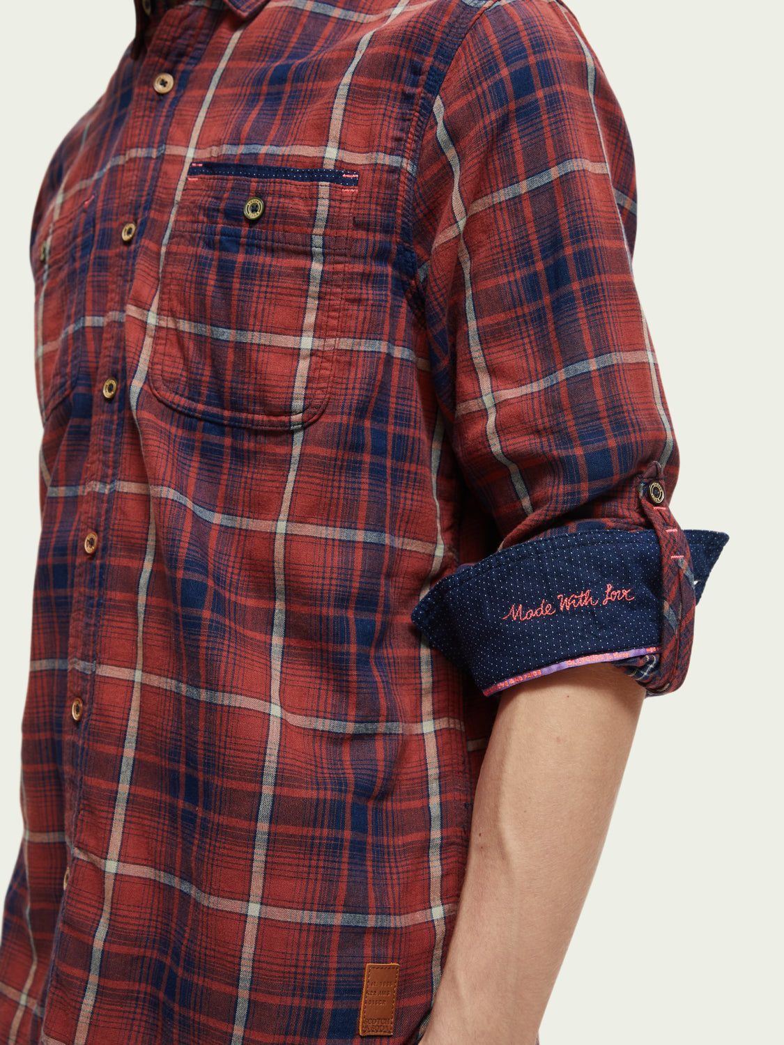 Chemise regular fit en flanelle
