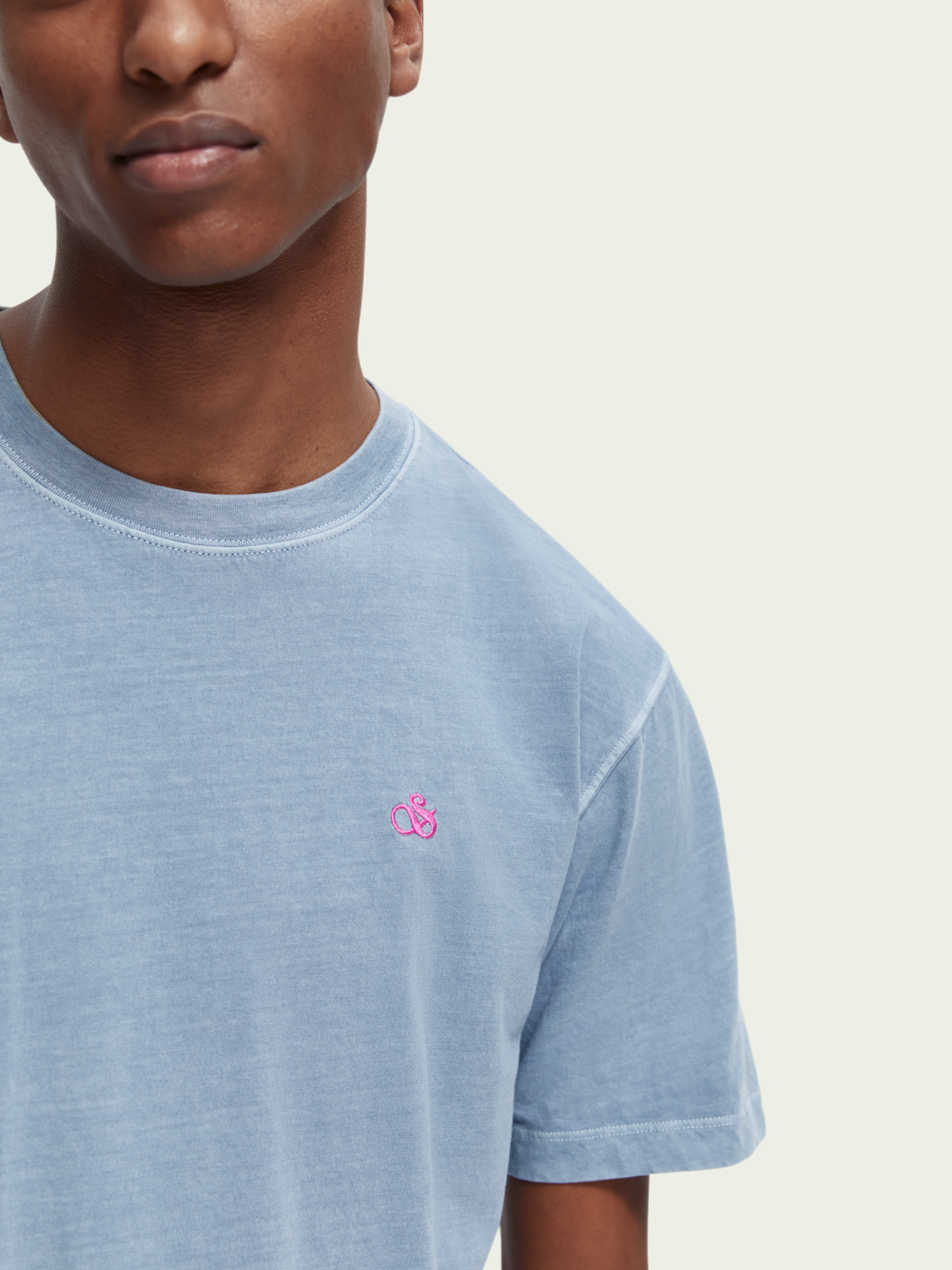 T-shirt teint - Cosmos Blue