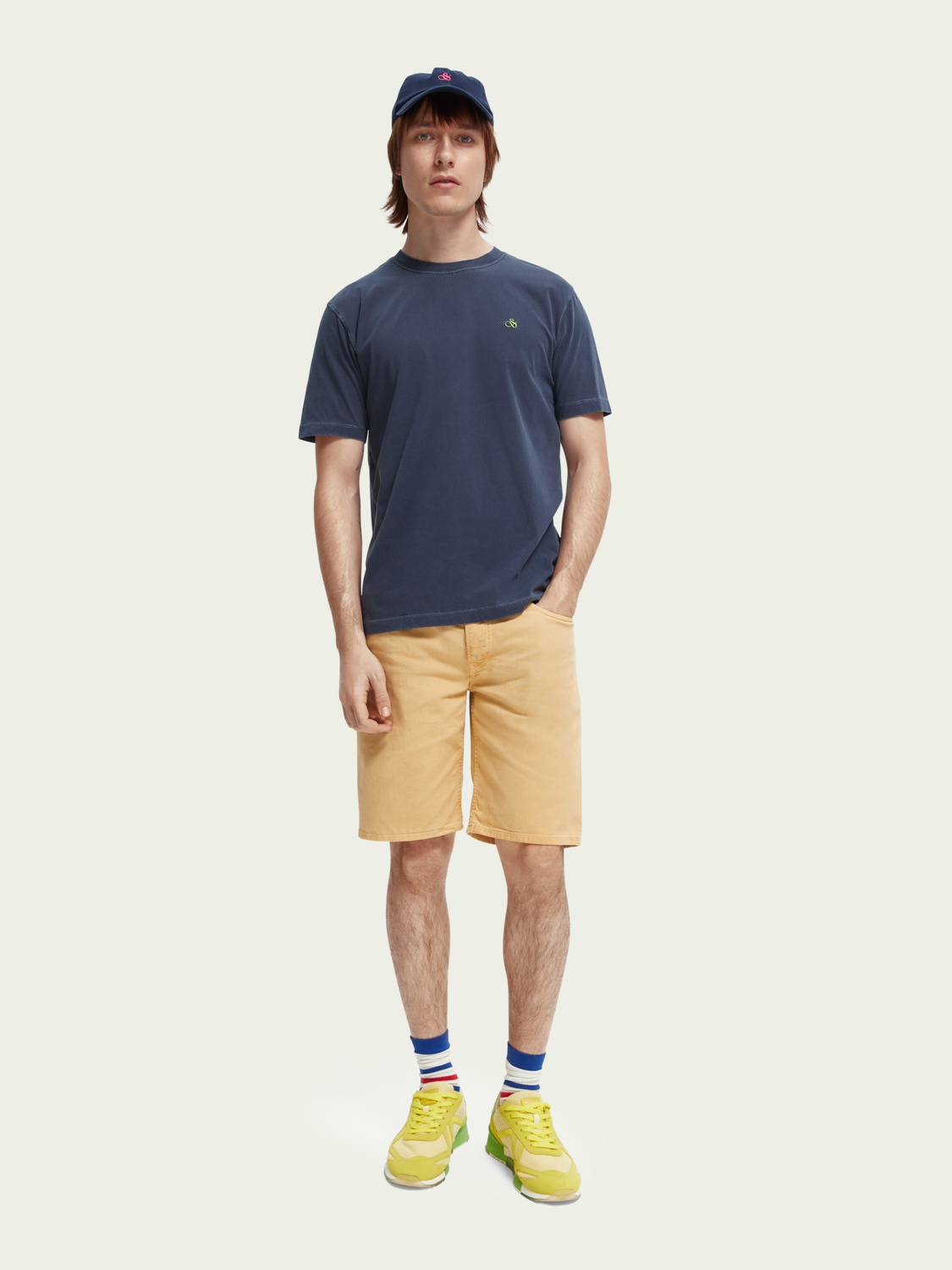 T-shirt teint - Washed Navy