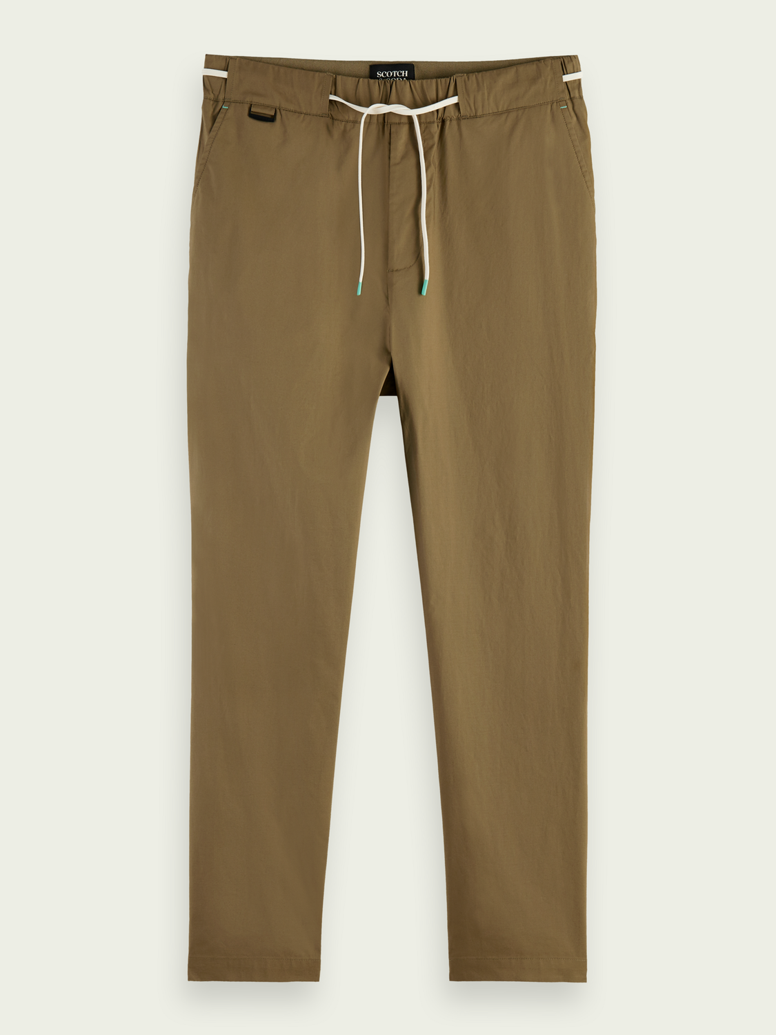 Jogging The Fave en popeline regular tapered fit