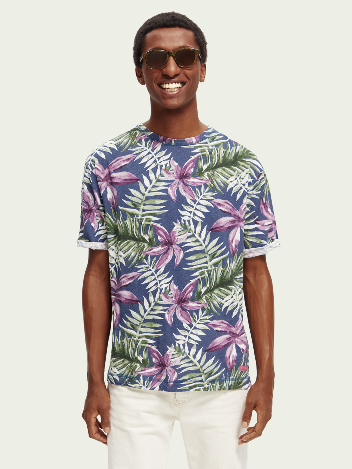 T-shirt imprimé à coupe décontractée