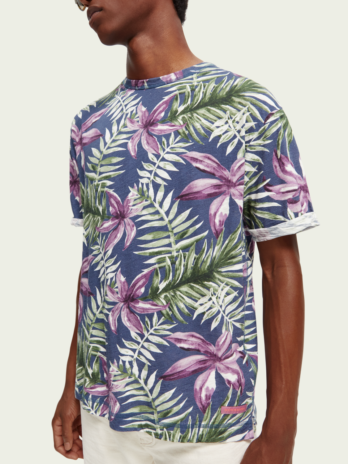 T-shirt imprimé à coupe décontractée