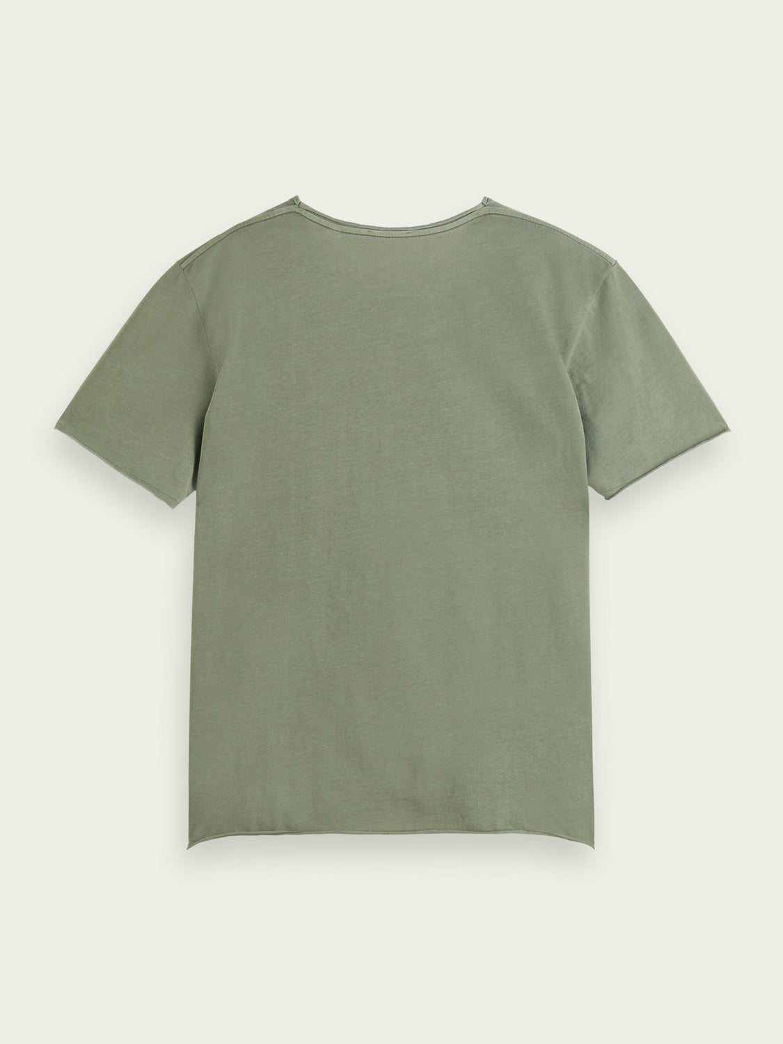 T-shirt décontracté à bord brut