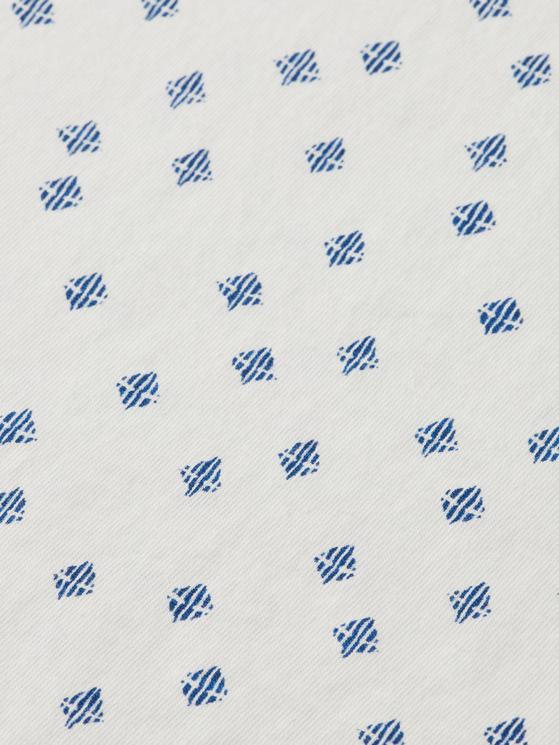 Regular fit printed organic T-shirt