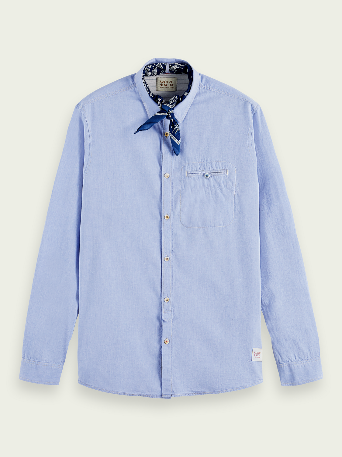 Slim fit shirt with bandana