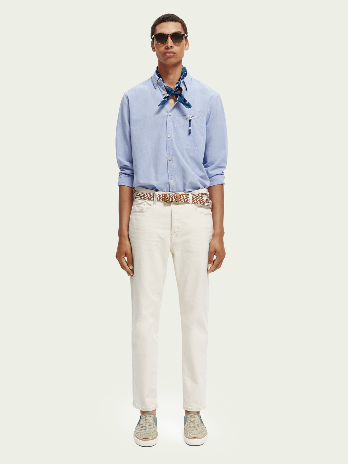 Slim fit shirt with bandana