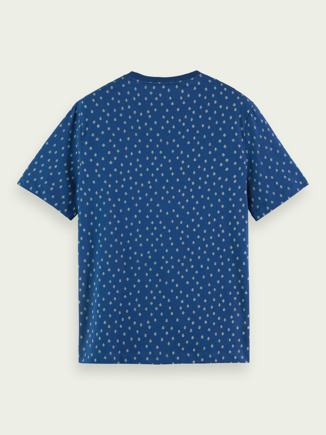 Regular fit printed organic T-shirt