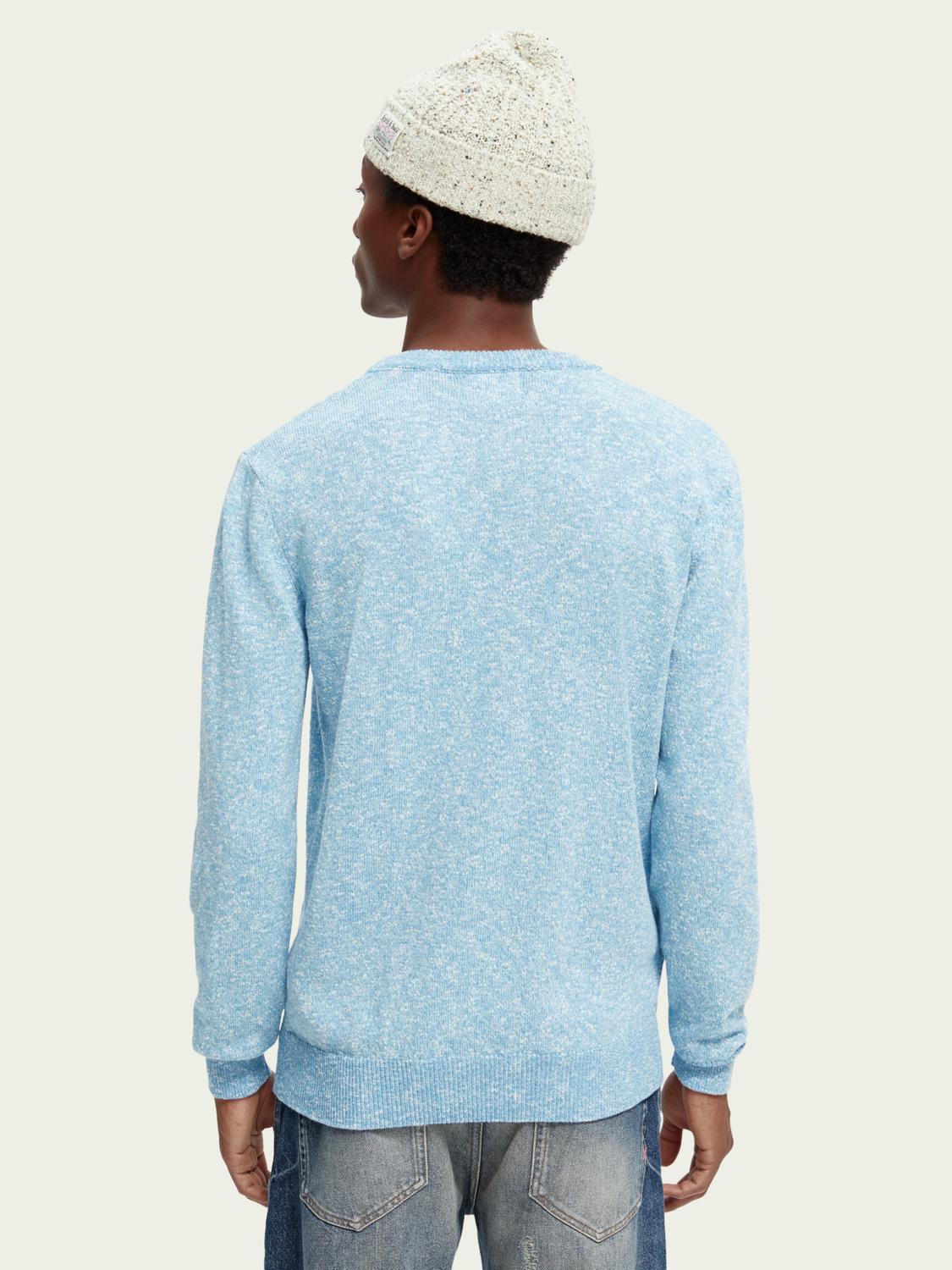 Melange crewneck sweater