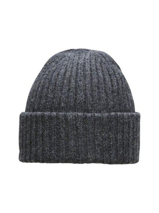Bonnet en laine mérinos - Gris