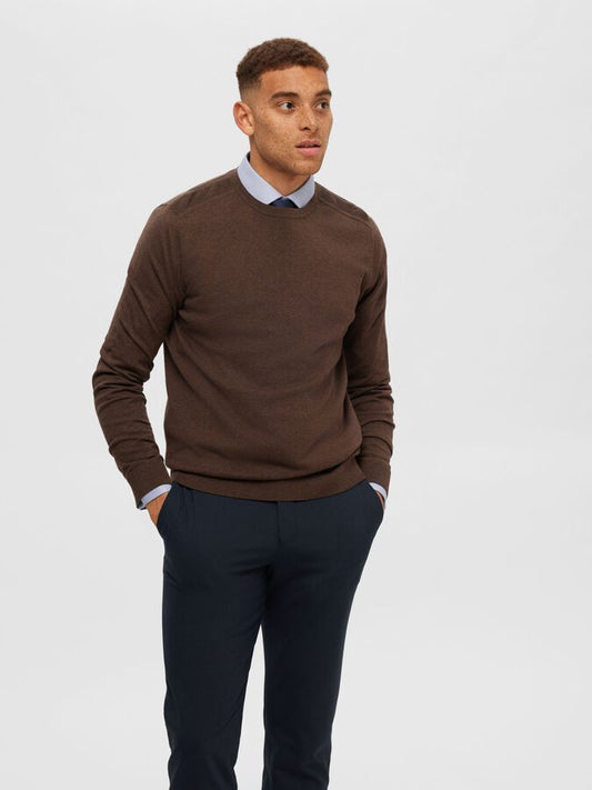 LONG-SLEEVED KNITTED JUMPER