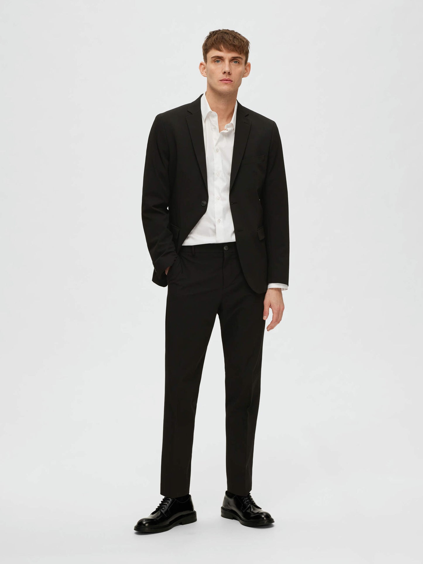 Slim Fit Blazer - Black