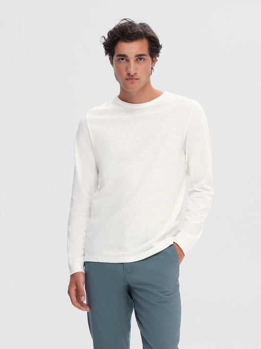 T-Shirt Manches Longues - Blanc