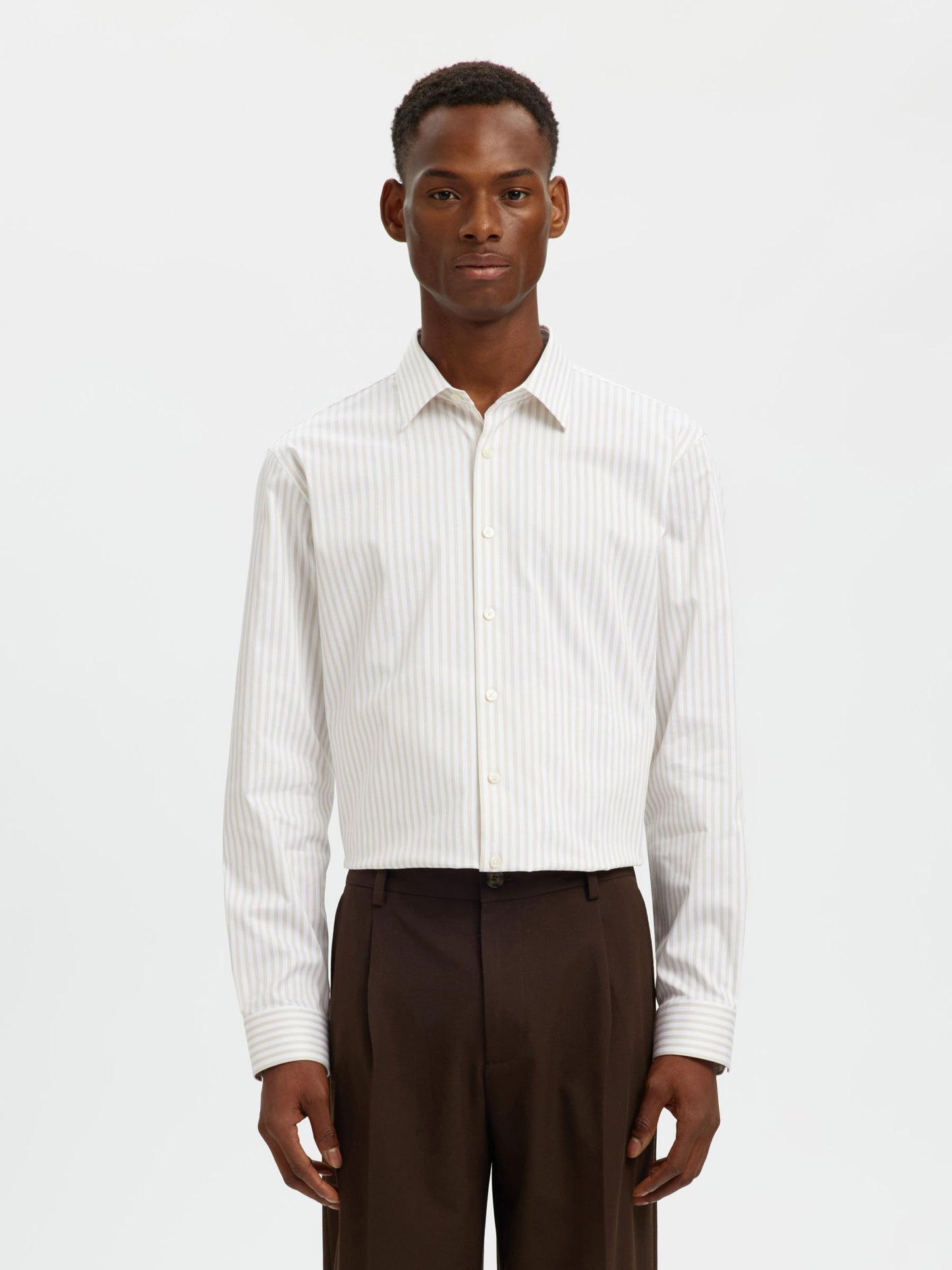 SLIM FIT STRETCH SHIRT SELECTED