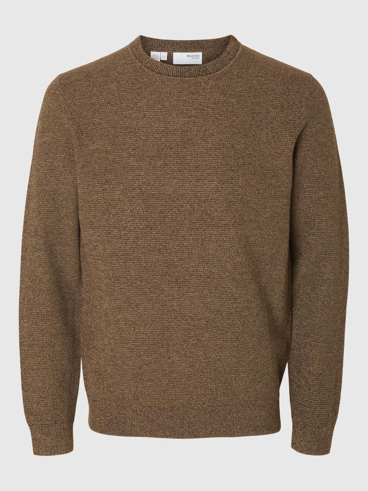 100% COTTON CREWNECK JUMPER SELECTED