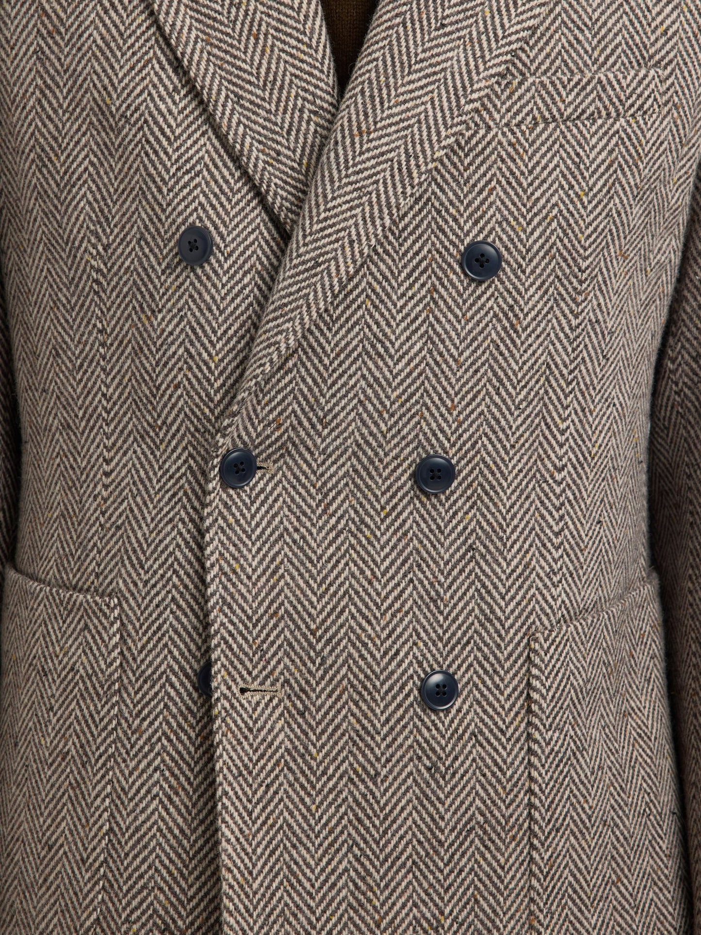 WOOL BLEND DOUBLE-BREASTED BLAZER SELECTED