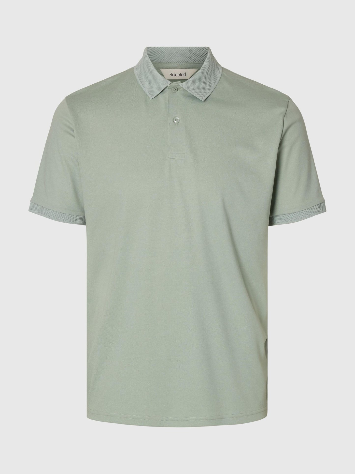 SHORT SLEEVED POLO SHIRT - SELECTED