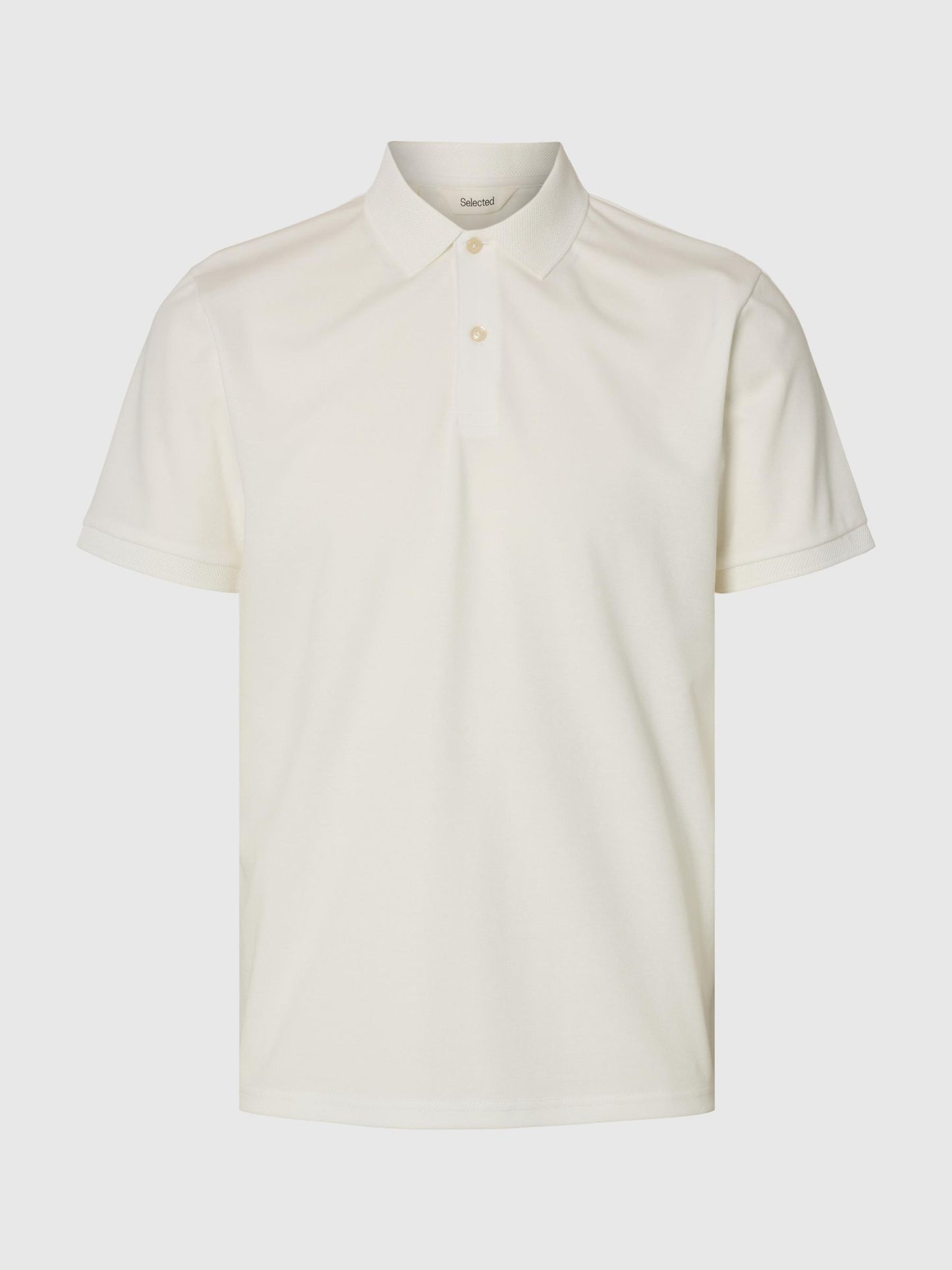SHORT SLEEVED POLO SHIRT - SELECTED
