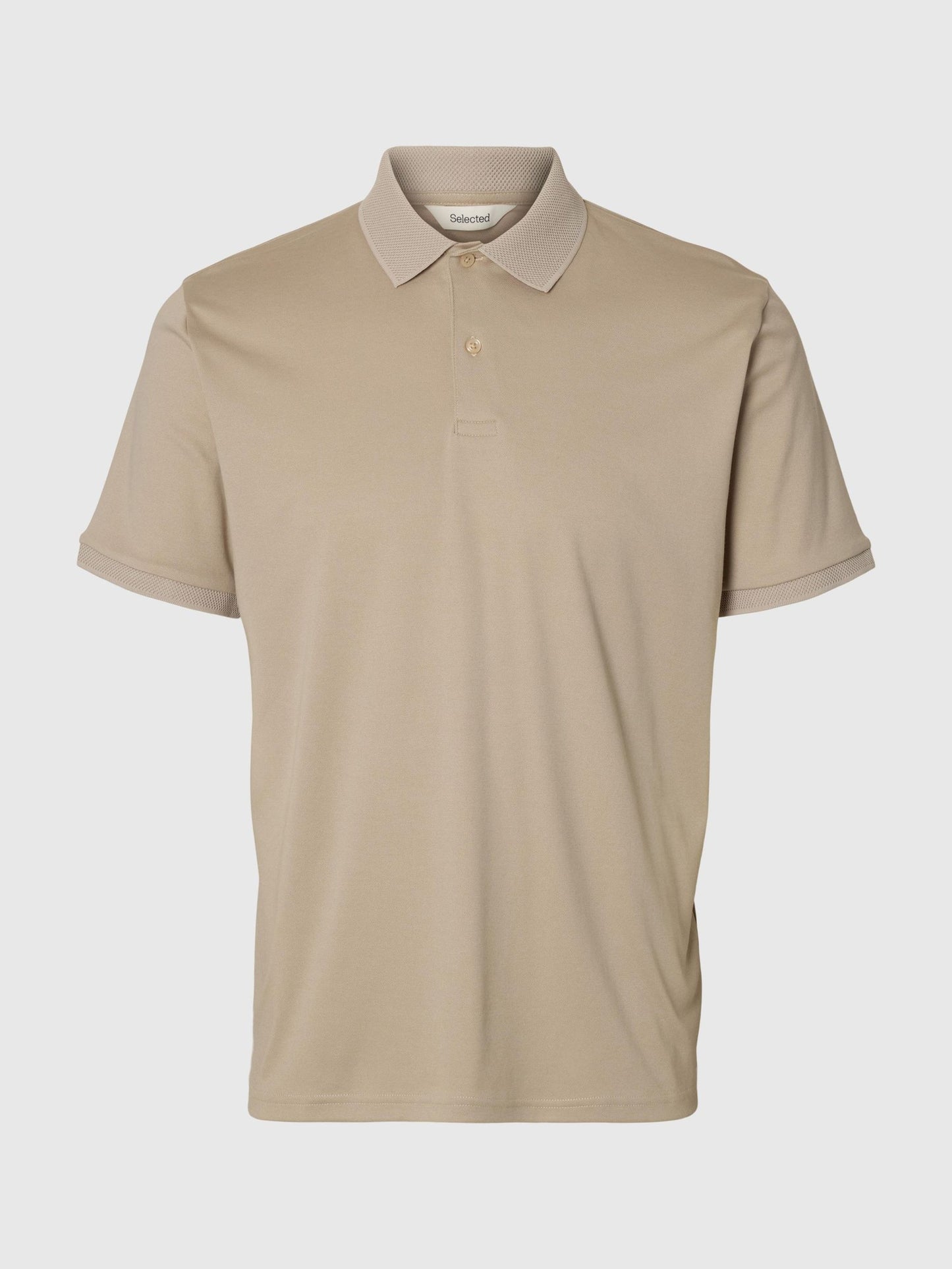 SHORT SLEEVED POLO SHIRT - SELECTED
